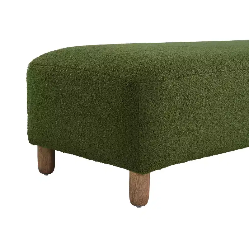 Christopher Knight Home Felix Wood Upholstered Ottoman