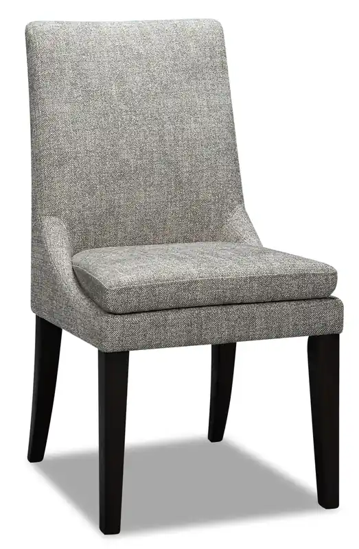 Dining Chair with Linen-Look Fabric