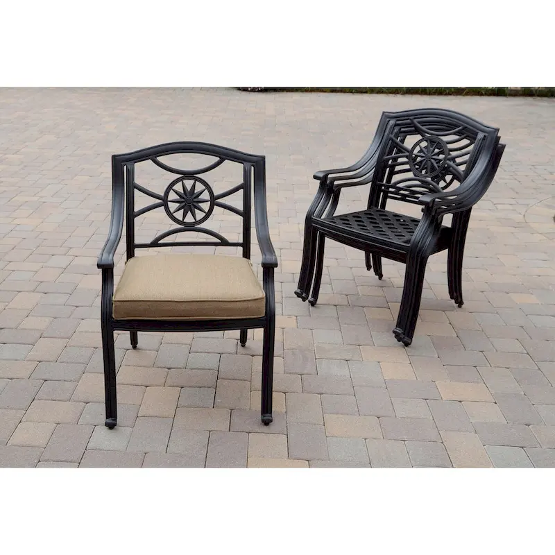 Ten Star 11-Piece Patio Dining Set (with 2 Swivel Rockers) with Cushions and 42 x 92/ 42 x 120 Rectangular Extension Table