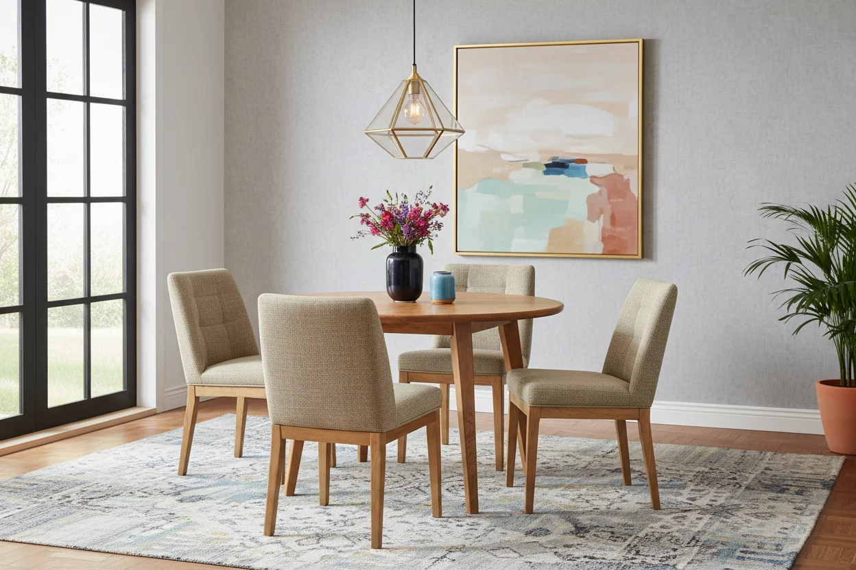 2pk Raylen Mid Century Modern Dining Chairs