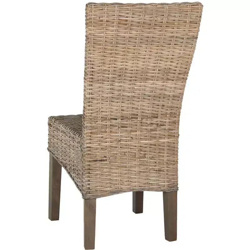 Ozias 19 H Wicker Dining Chair (Set of 2) - SEA8014 - Safavieh