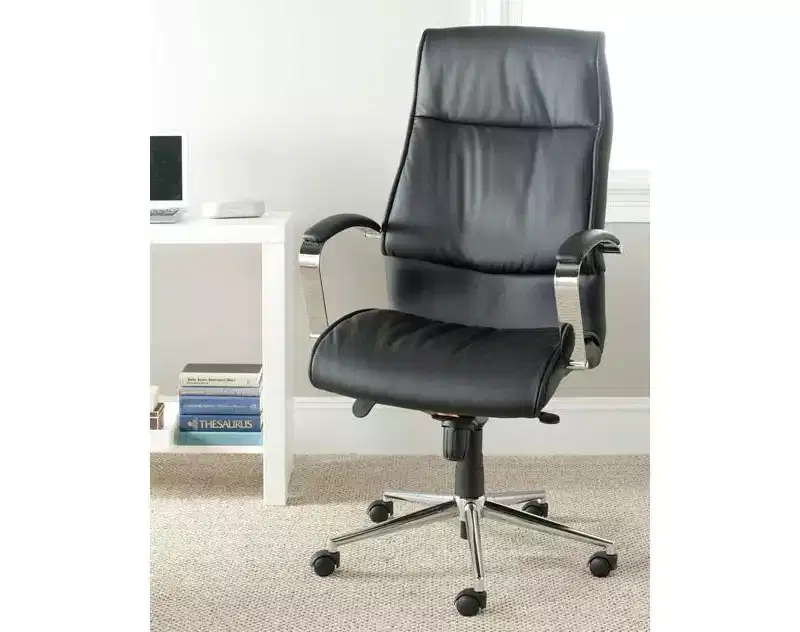 Swivel Desk Chair - Height Adjustable - Black