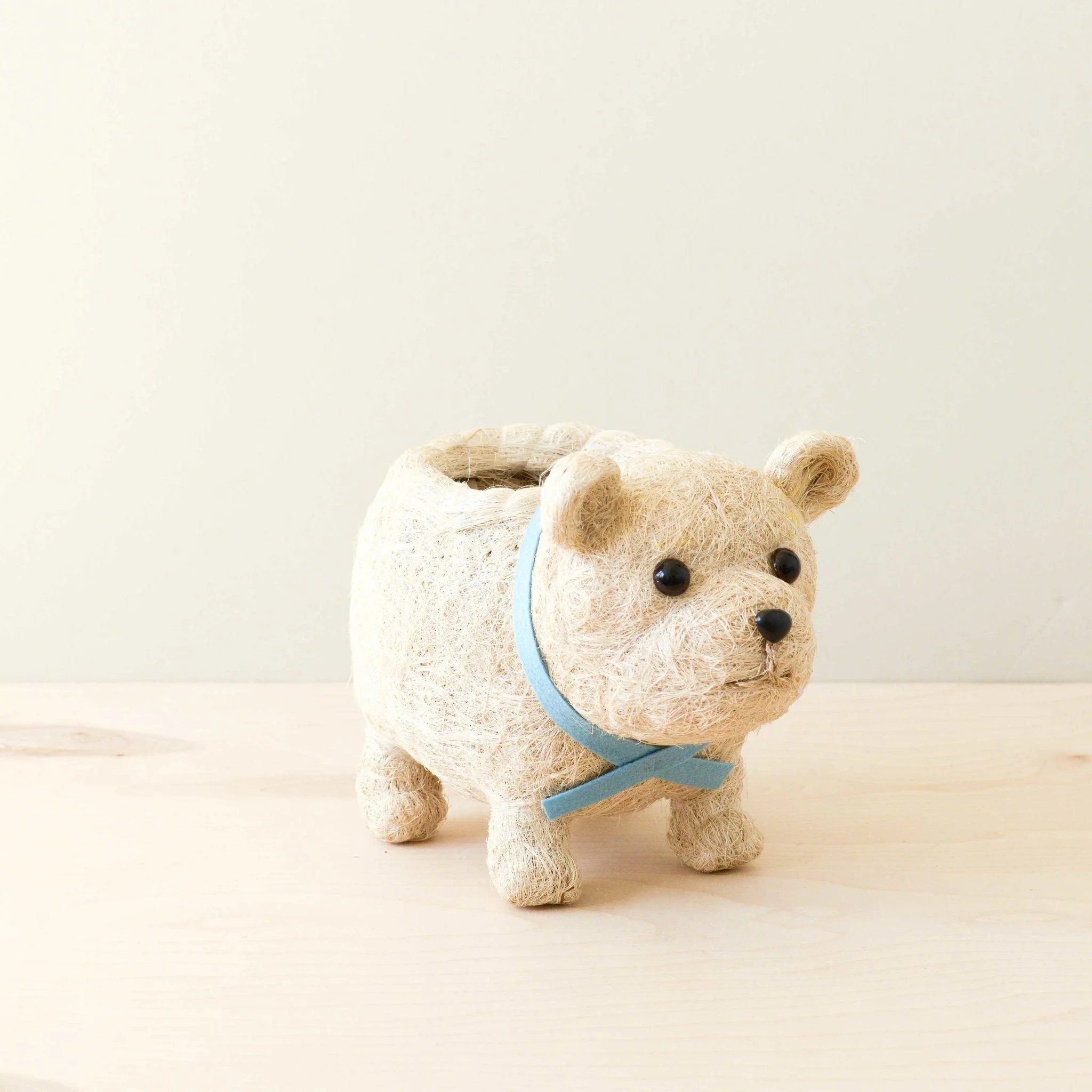 Polar Bear Planter - Handmade Plant Pot