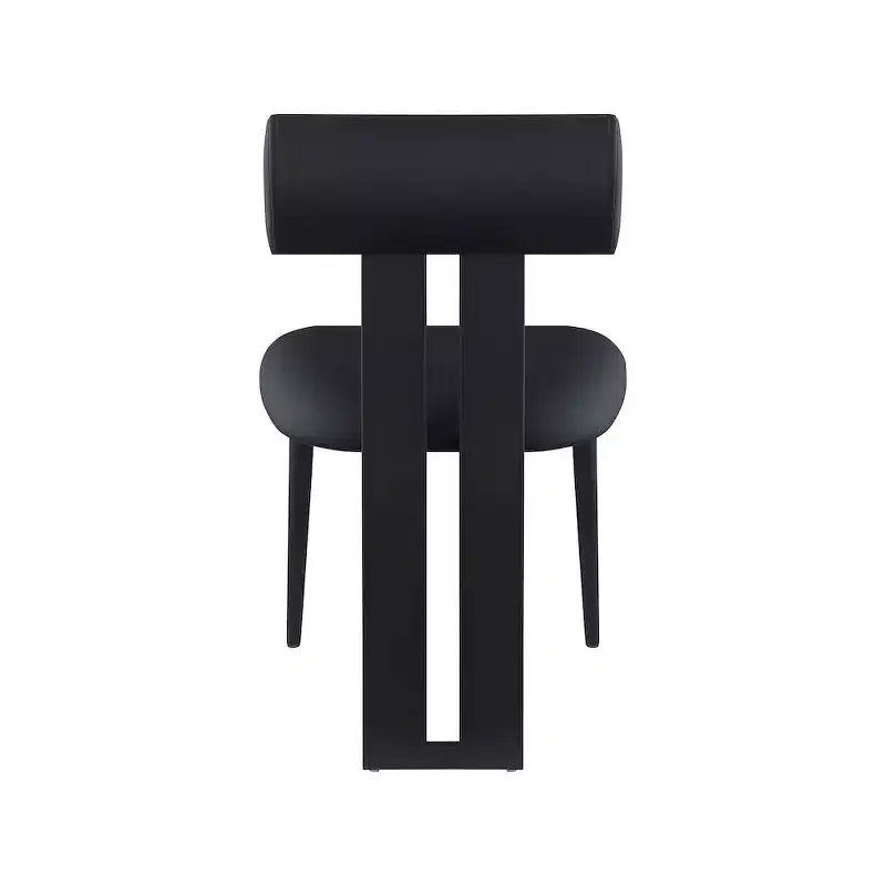 , Vegan Leather Dining Chair, Set of 2