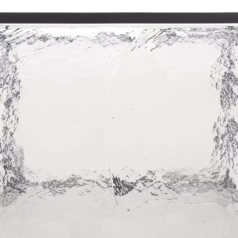 Ferguson Cast Glass Accent Table - SFV7911 - Black/Clear - Safavieh Couture
