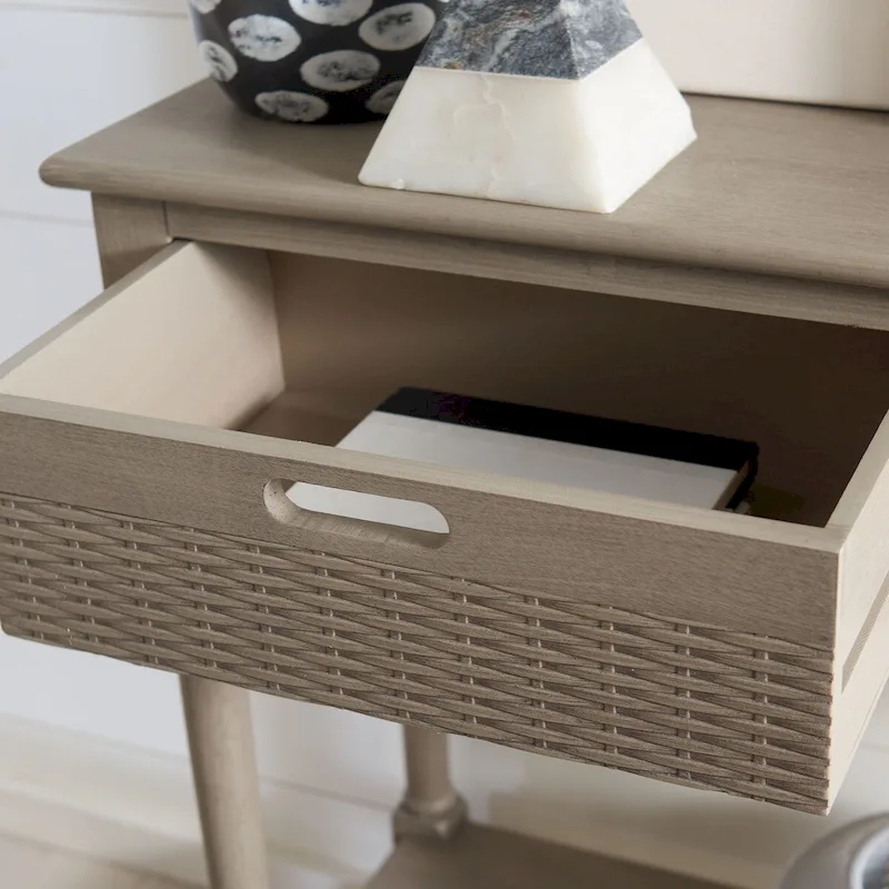 SAFAVIEH Lucetta 2-Drawer Console Table - 35.5 W x 13 L x 29.5 H - 36Wx13Dx30H