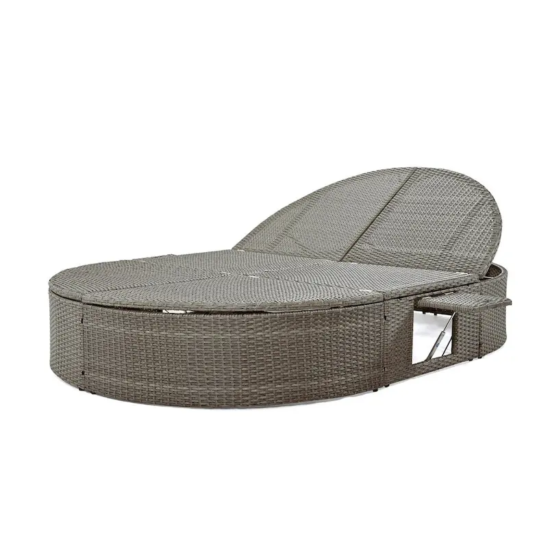 Patio 2-Person Daybed with Cushions and Pillows