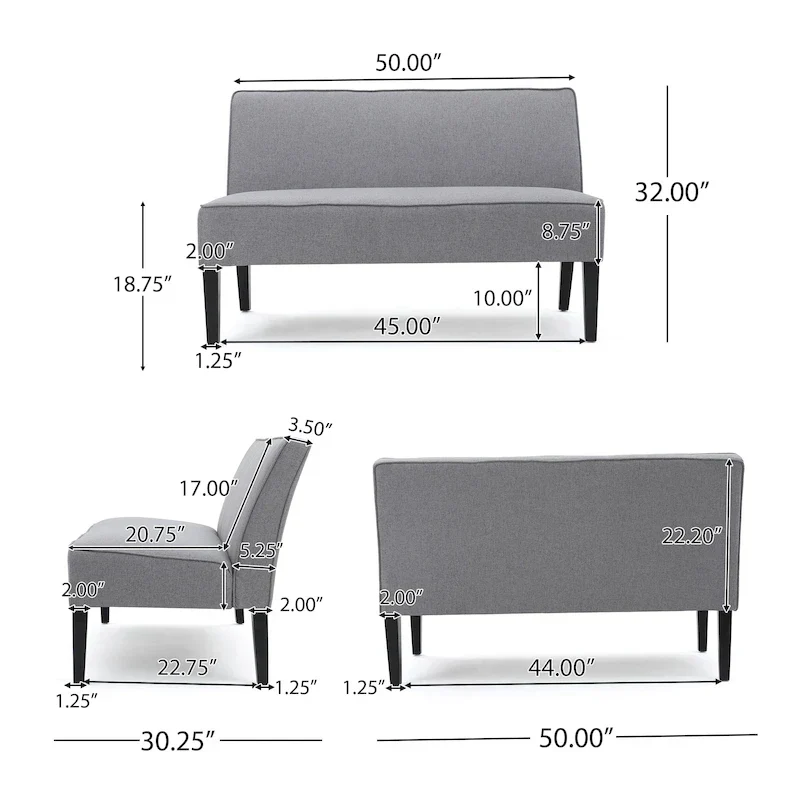Dejon Fabric Loveseat by Christopher Knight Home