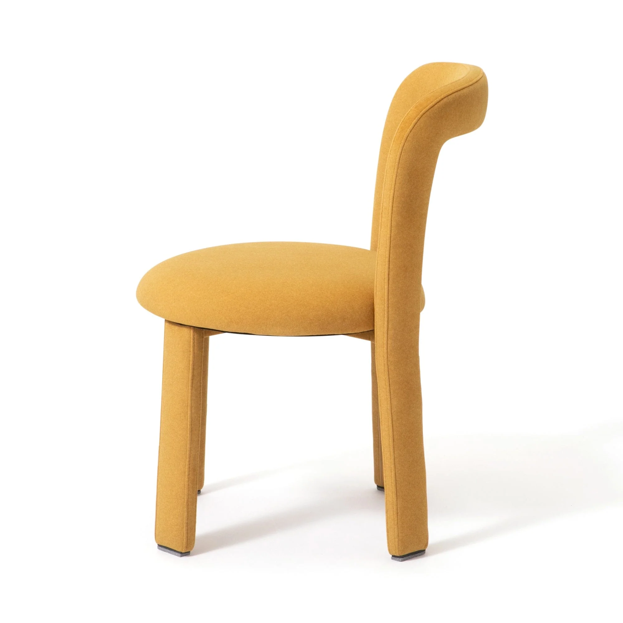 Yellow Upholstered Accent Chair