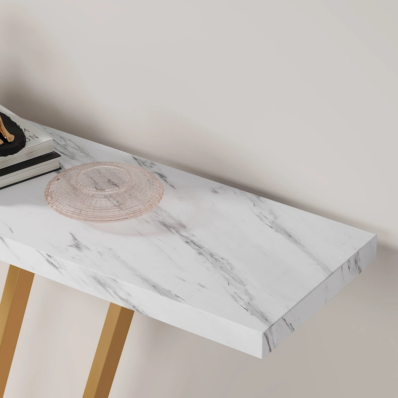 43.3Console table, Hallway Table Industrial Display Shelf for Entry Way, Hallway, Couch, Living Room, Kitchen, Foyer