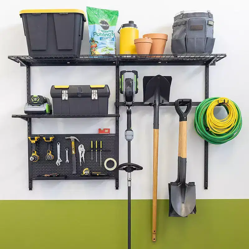 Teal Triangle G-Tool Pro | Adjustable Wall Storage System | Holds 500 lbs
