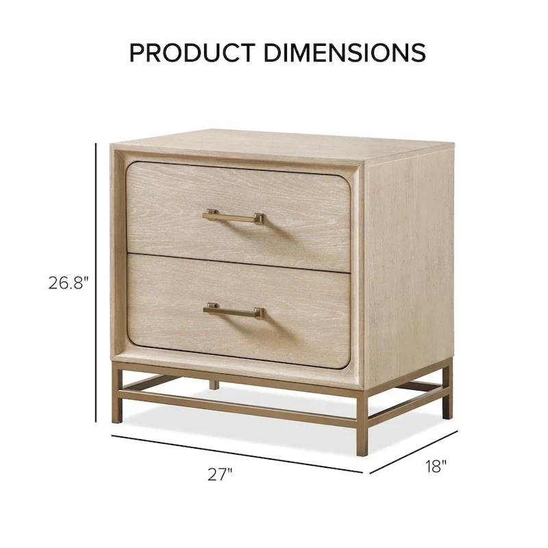 Furniture of America Drayden Transitional Oak Solid Wood 3-Piece Bed and 2 Nightstand Bedroom Set