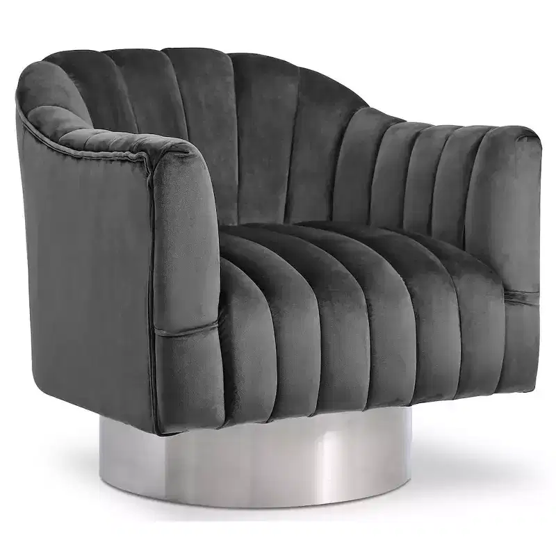 Meridian Furniture,Farrah Velvet Accent Chair