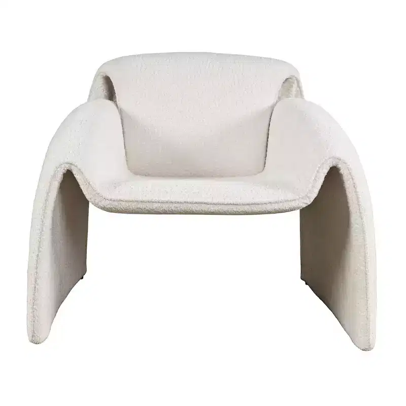 Jofran,Dolce Mid-Century Modern Bent Angle Upholstered Accent Chair
