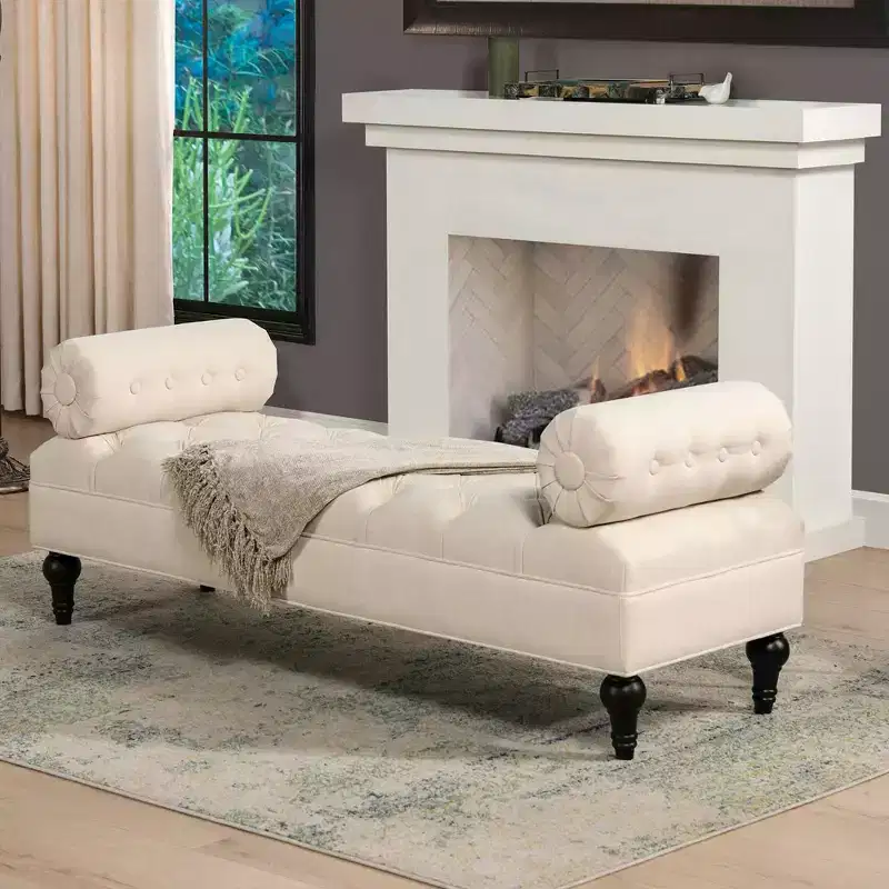 Bolster Arm Entryway Bench