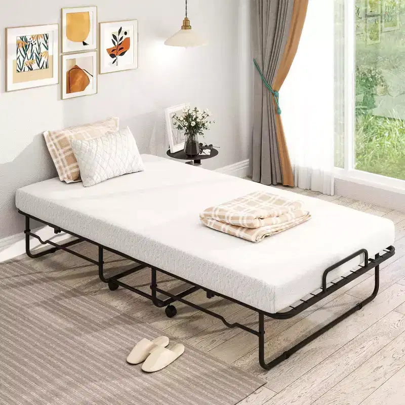 Costway Twin Size Folding Bed 38 x 75 Rollaway Guest Bed Portable Sleeper Bed