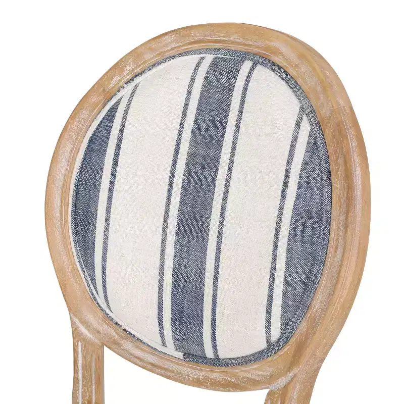 GDFStudio Newman Traditional Upholstered Rubberwood Dining Chairs (Set of 4)