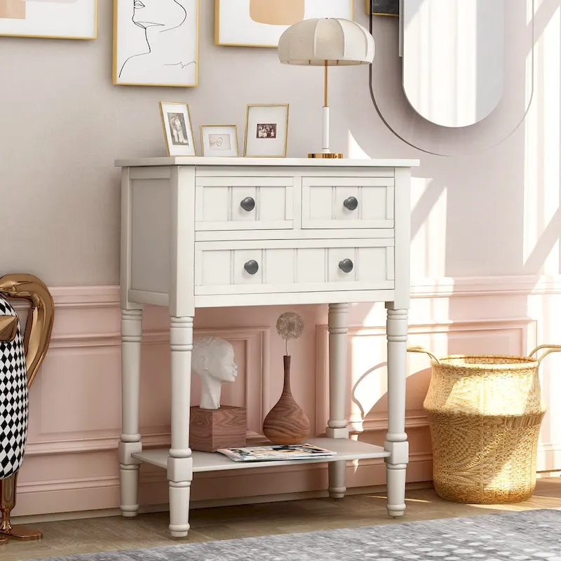 Narrow Console Table Slim Sofa Table