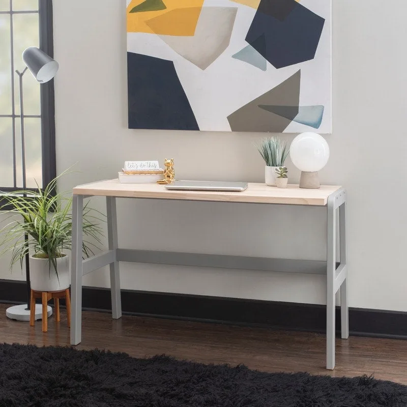 Mulligan Natural Wood Top Desk