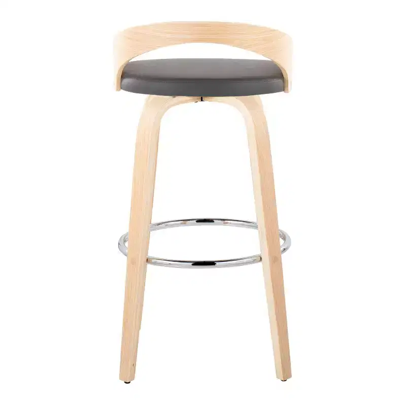 LumiSource Set of 2 30 Grotto Swivel Barstools