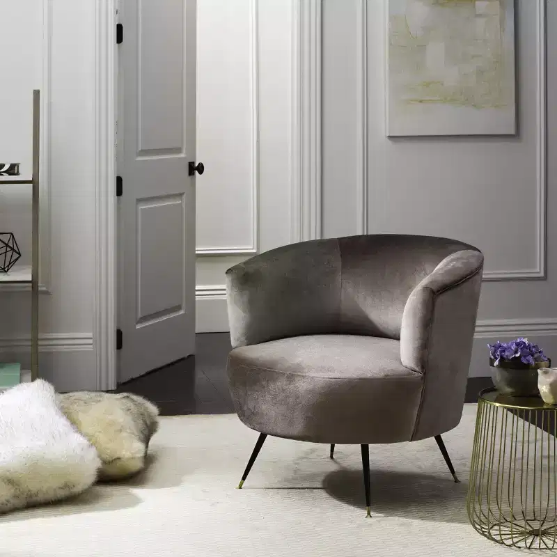 Modern Upholstered Accent Chair for Living Room or Bedroom