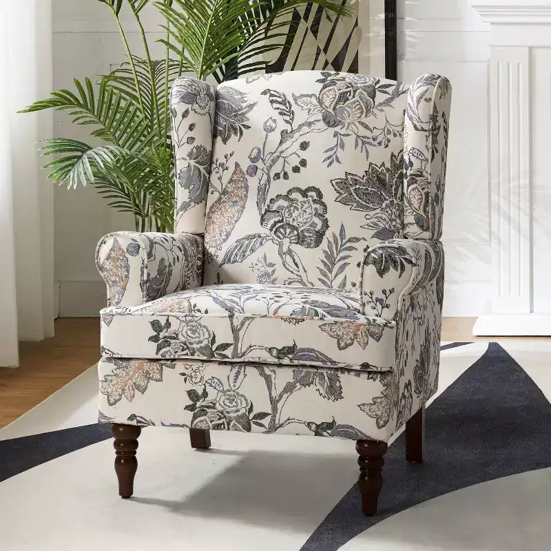 Umberto Traditional Armchair, Green