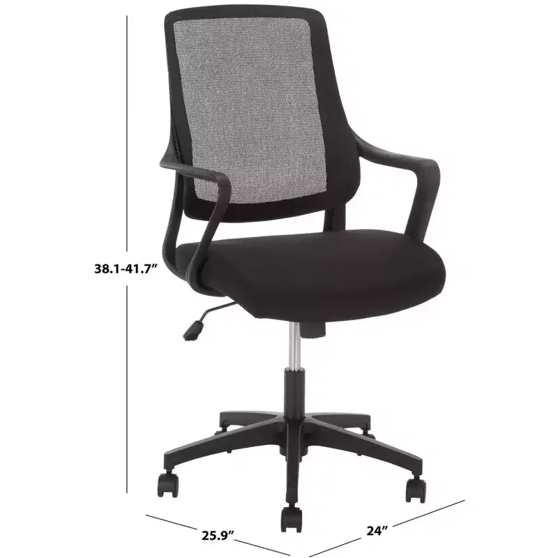 Sabrina Adjustable Desk Chair - Black - SEI