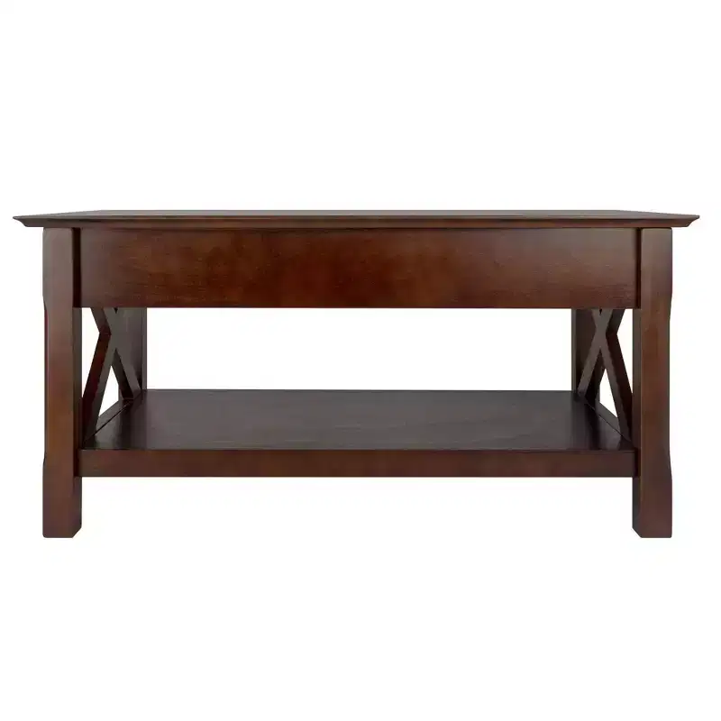 Xola Coffee Table with 2 Drawers - Cappuccino - Winsome