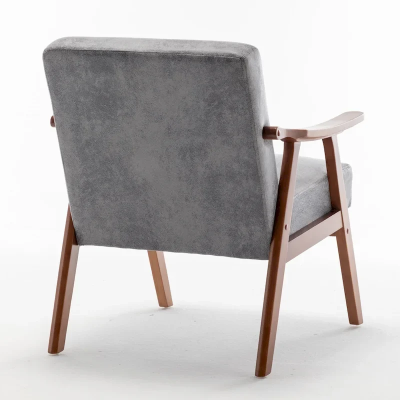 Solid Wood Frame Accent Chair