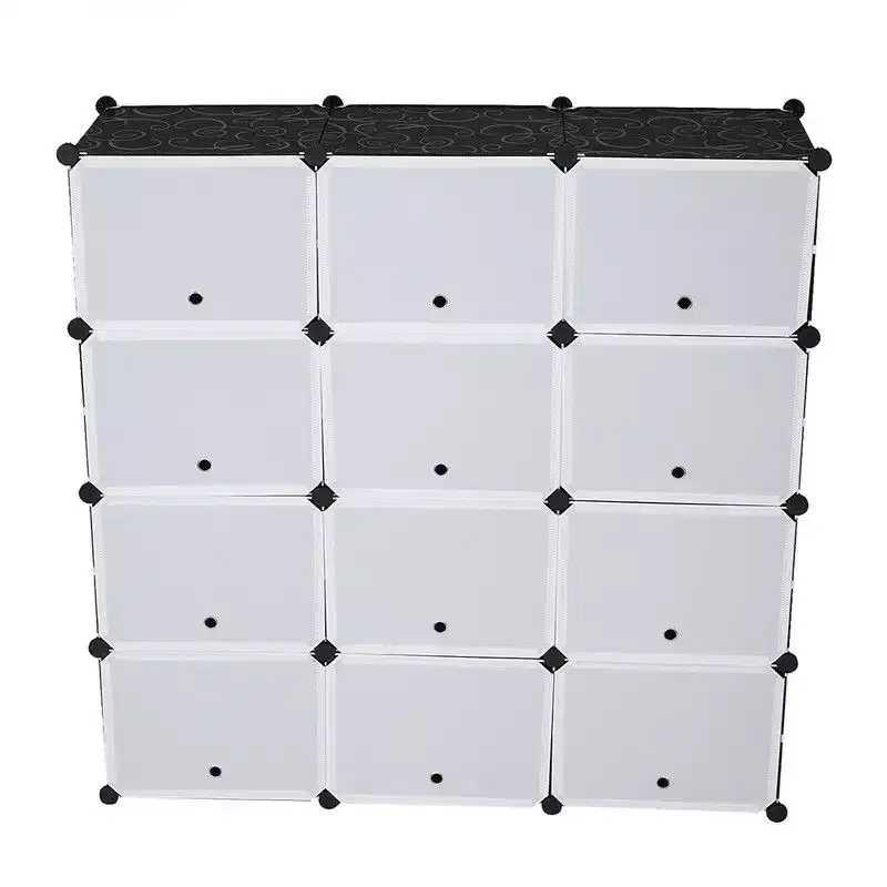 21-Cubby DIY Modular Shoe Cabinet – Large Capacity Shoe Organizer