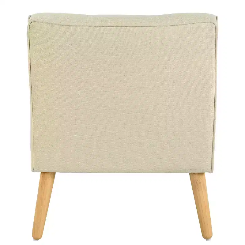 Christopher Knight Home Calix Mid-Century Modern Button Tufted Upholstered Accent Chair