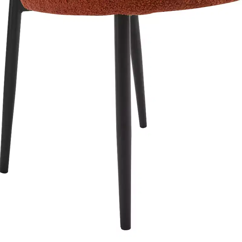 Christopher Knight Home Atrass Upholstered Dining Chair with Metal Legs (Set of 4)