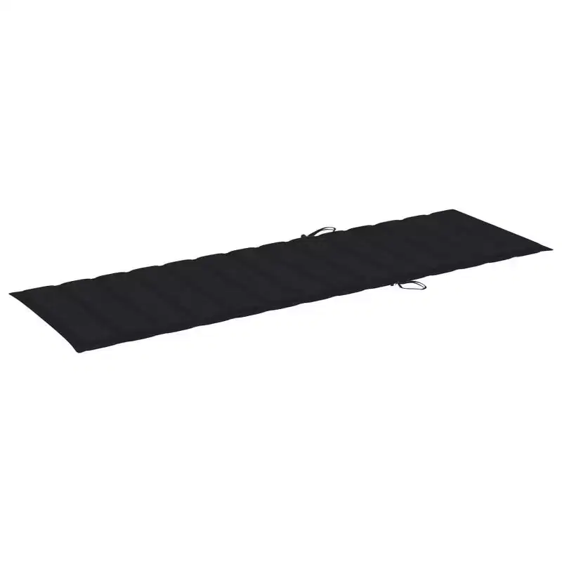 vidaXL Sun Lounger Natural bamboo, (cushions)