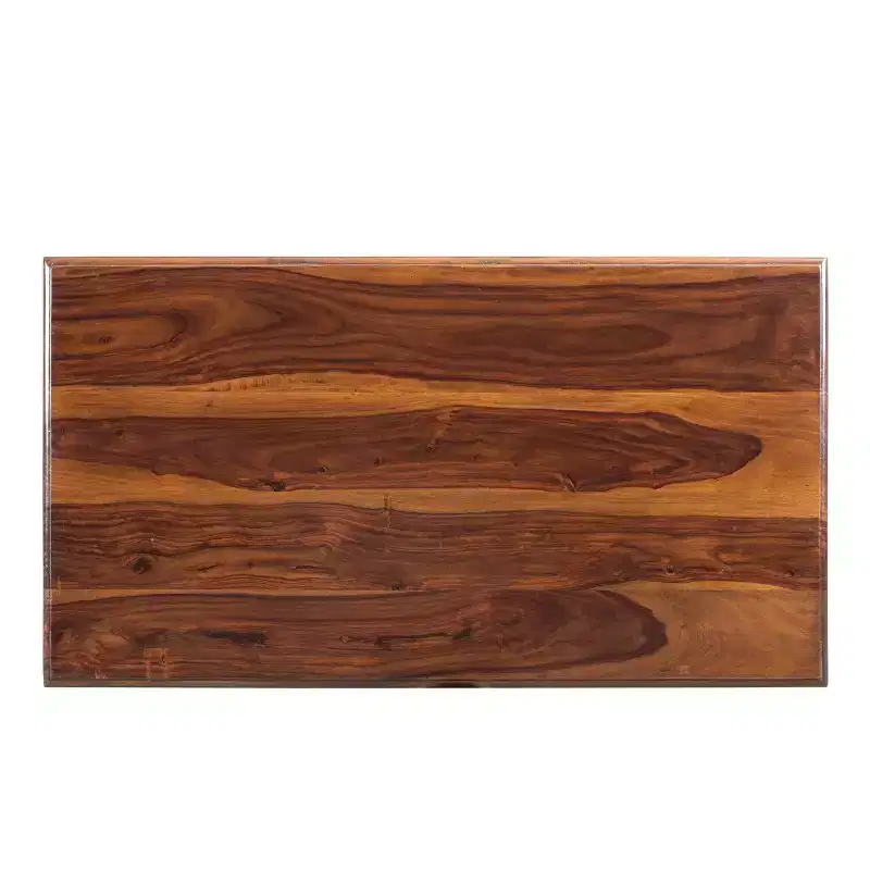 Handcrafted Thakat Rustic Coffee Table - (16H x 43W x 24D) - Natural - Timbergirl: Solid Indian Rosewood, Dry Dust Care