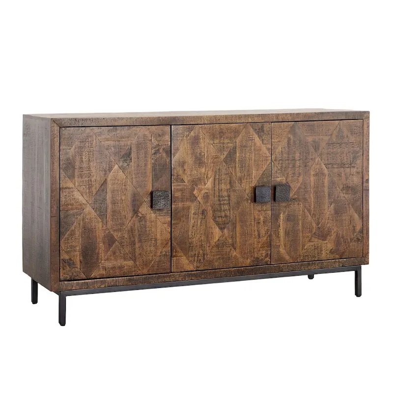 63 Wide 2-Drawer Sideboard, Brown