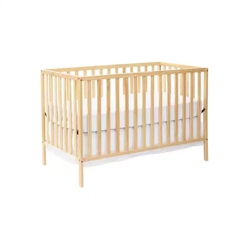 GDFStudio Little 3-in-1 Convertible Solid Wood Bedside Crib Only