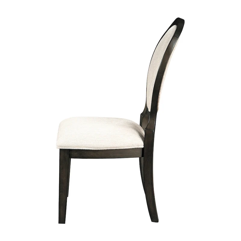 Annabelle Dark Cocoa and Cream Upholstered Dining Chairs (Set of 8)