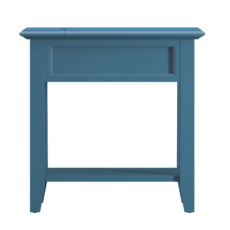 Zayden 1-drawer Side Table with Charging Station by iNSPIRE Q Bold