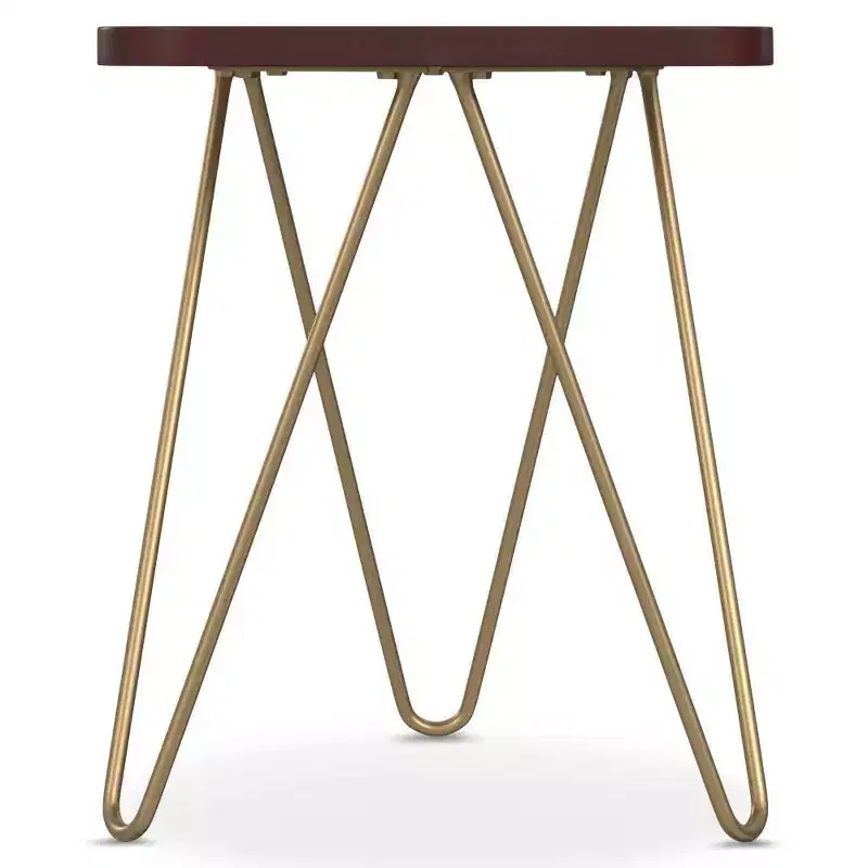 Tillman Metal and Wood Accent Table