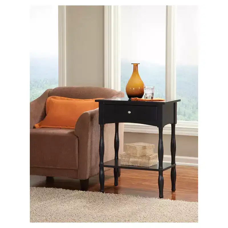 Shaker Cottage End Table with Drawer and Shelf
