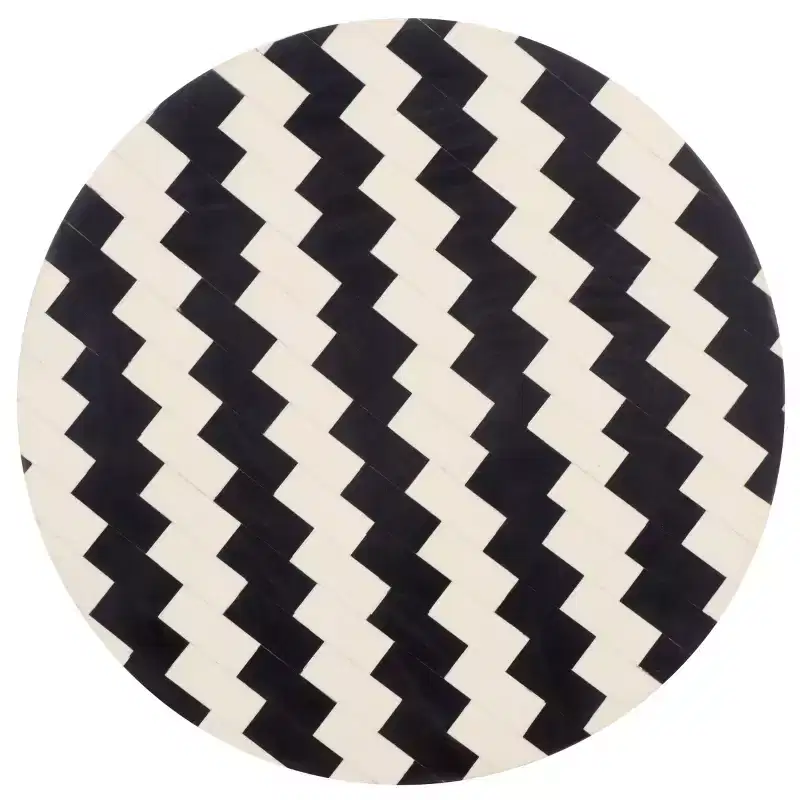 Rina Accent Table - ACC3232 - Black/White - Safavieh