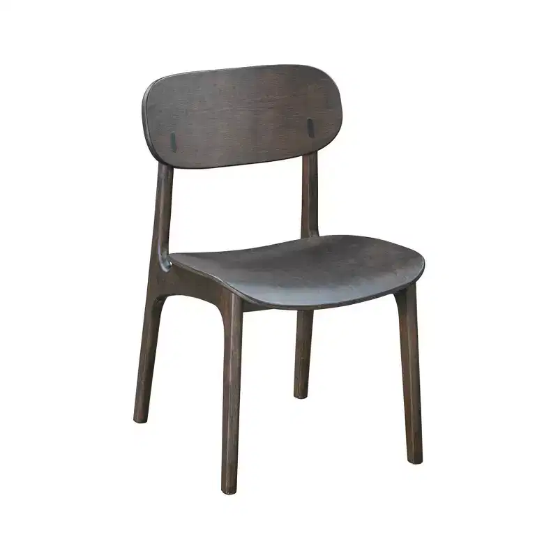 Boraam Set of 2 Solvang Dining Chairs Carbonite Finish