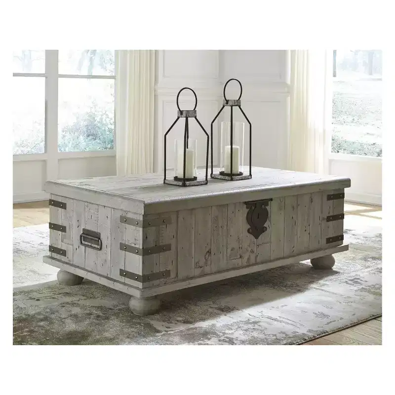 Carynhurst Lift Top Cocktail Table White - Signature Design by Ashley