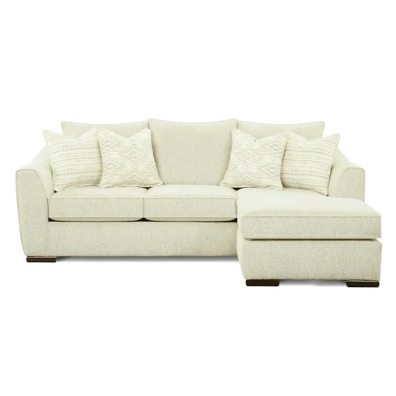 Vibrant Vision Oatmeal Chaise Sofa