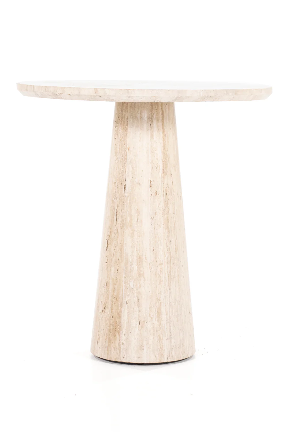 Travertine Pedestal Dining Table