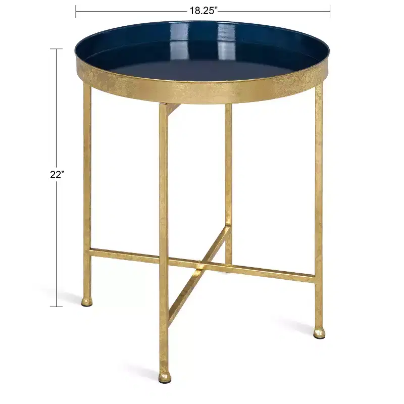 Kate and Laurel Celia Round Metal Side Table