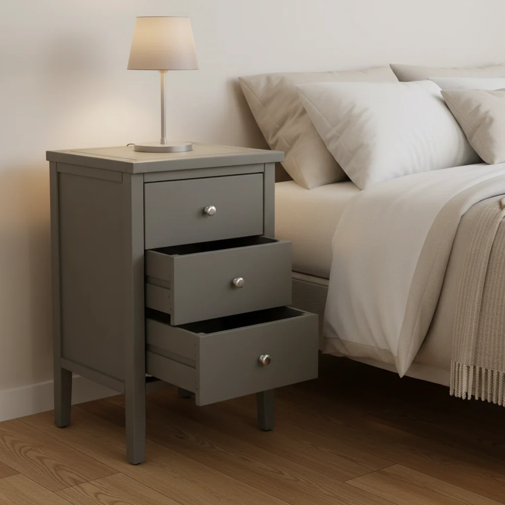 Deniz Nightstand with Storage