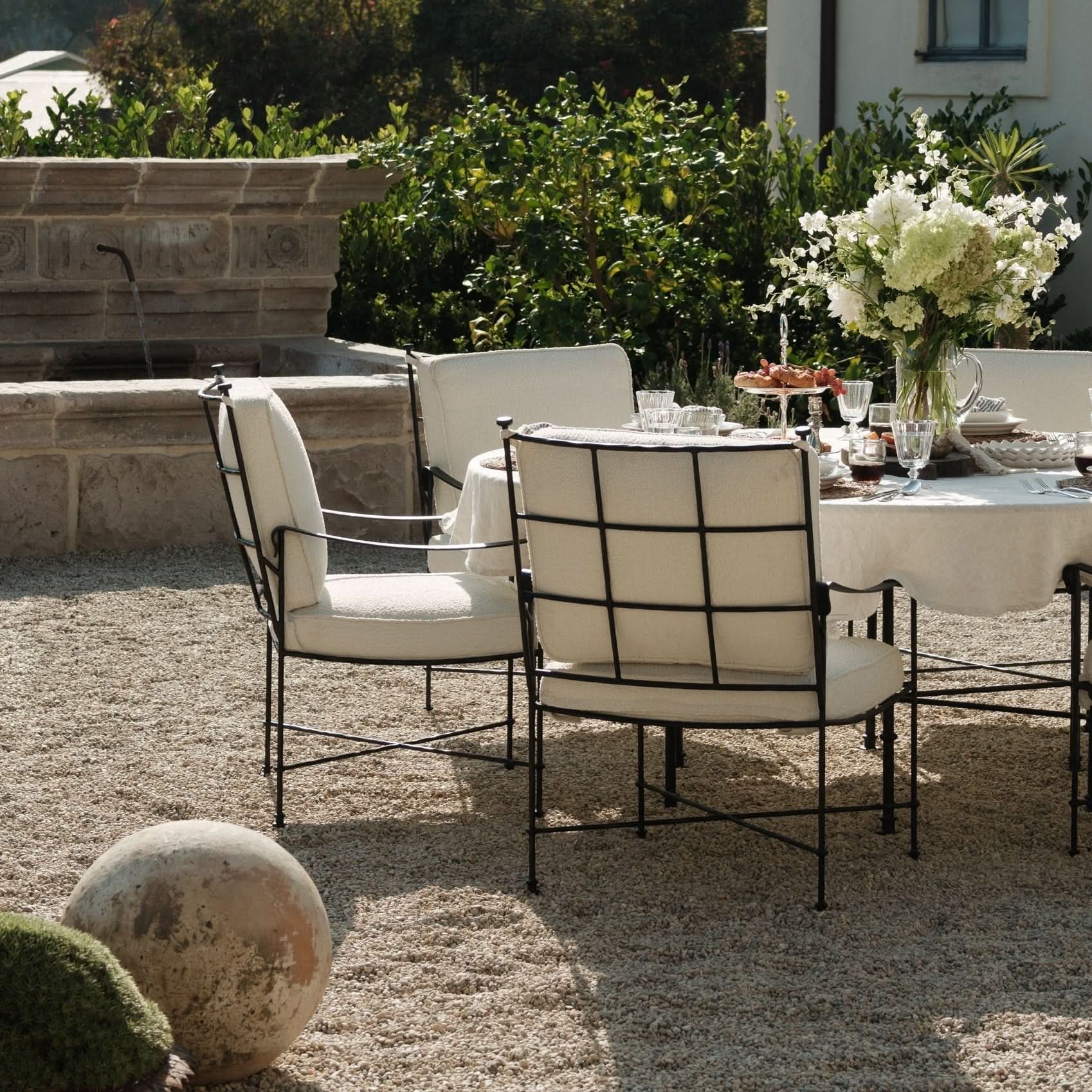 Outdoor Lounge Dining Chair - Boucle - what truly sets this chair apart is its unique design - the frame was thoughtfully designed to stand...