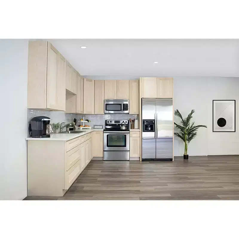 CASAINC 30 in. W x 24 in. D x 34.5 in. H Base Kitchen Cabinet with Drawer and Soft-Close Hinges  Plywood RTA Cabinet