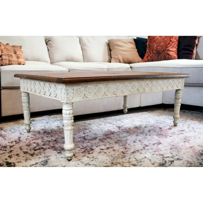 Solid Wood 7-Piece Dining Collection | Table with 6 Chairs | Natural Finish